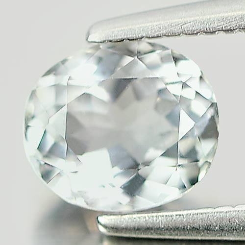 Natural Light Blue Tourmaline Gemstones 0.83 Ct. Oval Shape 6.3 x 5.5 Mm. (1 of 3)