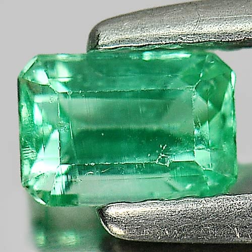 Natural Green Emerald Gemstones 0.42 Ct. Octagon Shape 5.5 x 3.9 Mm.: Product ID: 802402973 Product Name: Natural Emerald Weight: 0.42 CT. Size: 5.5 x 3.9 x 3.3 MM. Shape: Octagon Color: Green Clarity:SI Luster: Good Gems Origin: Columbia Treatment: Unheated Crystal Str