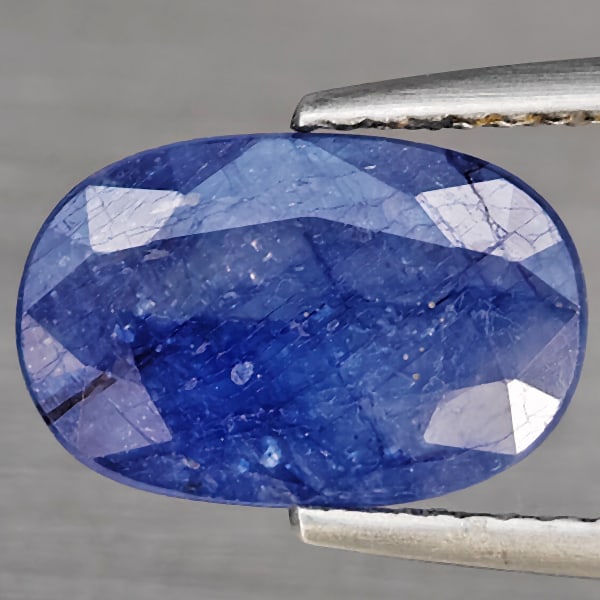 Natural Blue Sapphire Gemstones 4.08 Ct. Oval Shape 11.8 x 7.8 Mm.: Product ID: 806012490 Product Name: Natural Blue Sapphire Weight: 4.08 CT. Size: 11.8 x 7.8 x 5.1 MM. Shape: Oval Shape Color: Blue Clarity:SI1 Luster: Good Gems Origin: Madagascar Treatment: Heated (