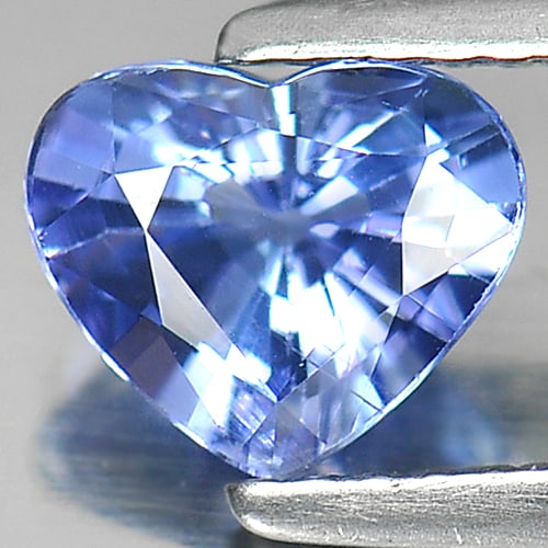 Natural Blue Tanzanite Gemstones 1.07 Ct. VVS Heart Shape 7.2 x 6 Mm.: Product ID: 807004156 Product Name: Natural Tanzanite Weight: 1.07 CT. Size: 7.2 x 6 x 4 MM. Shape: Heart Color: Blue Clarity:VVS Luster: Very Good Gems Origin: Tanzania Treatment: Heated Crystal Stru
