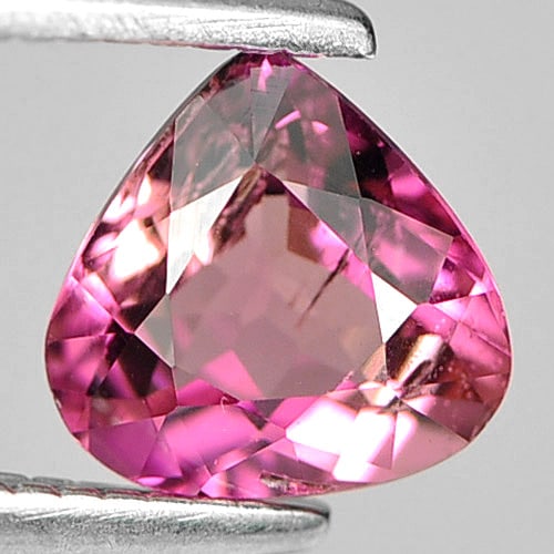 Natural Pink Tourmaline Gemstones 0.63 Ct. Pear Shape 5.9 x 5.8 Mm.: Product ID: 807246883 Product Name: Natural Tourmaline Weight: 0.63 CT. Size: 5.9 x 5.8 x 3.2 MM. Shape: Pear Color: Pink Clarity:VSI Luster: Good Gems Origin: Nigeria Treatment: Unheated Crystal Stru