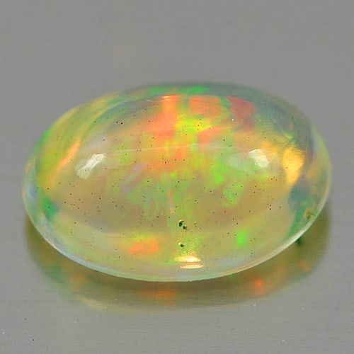 Natural Gem Multi Color Play Of Colour Opal Gemstones 0.77 Ct. Oval Cab (1 of 3)