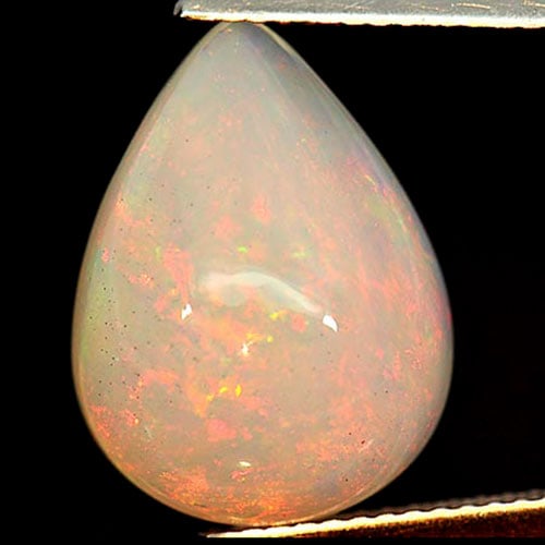 Natural Multi-Color Opal Gemstones 6.00 Ct. Pear Cabochon 16.1 x 12 Mm.: Product ID: 818724794 Product Name: Natural Opal Weight: 6.00 CT. Size: 16.1 x 12 x 7.6 MM. Shape: Pear Cabochon Color: Multi-Color Clarity:Semi - Transparent Luster: Iridescent Gems Origin: Ethiopia 