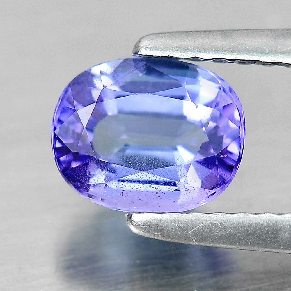 Natural Blue Tanzanite Gemstones 1.12 Ct. Oval Shape 6.88 x 5.54 Mm. (1 of 4)