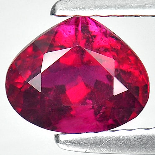 Natural Reddish Pink Tourmaline Gemstones 1.10 Ct. Pear Shape 7.1 x 5.9 Mm. (1 of 3)