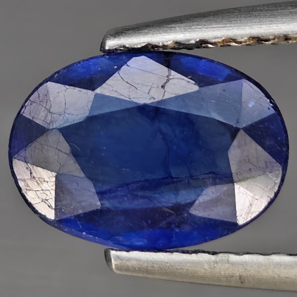 Natural Blue Sapphire Gemstones 1.66 Ct. Oval Shape 9.2 x 6.6 Mm. (1 of 3)