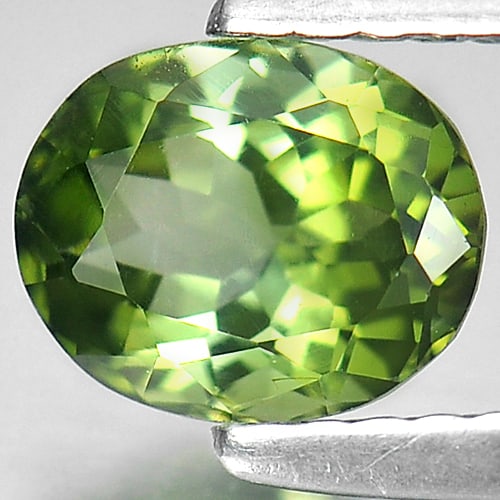Natural Green Tourmaline Gemstones 0.96 Ct. Clean Oval Shape 6.8 x 5.5 Mm.: Product ID: 807246250 Product Name: Natural Tourmaline Weight: 0.96 CT. Size: 6.8 x 5.5 x 4 MM. Shape: Oval Color: Green Clarity:VSI Luster: Good Gems Origin: Nigeria Treatment: Unheated Crystal Struc