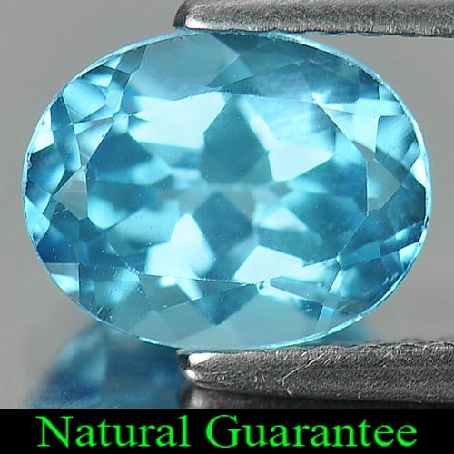 Natural Swiss Blue Topaz Gemstones 2.48 Ct. Clean Oval Shape 9 x 7 Mm.: Product ID: 807161351 Product Name: Natural Blue Topaz Weight: 2.48 CT. Size: 9 x 7 x 5 MM. Shape: Oval Color: Blue Clarity:VSI Luster: Good Gems Origin: Brazil Treatment: Treated Crystal Structure: O