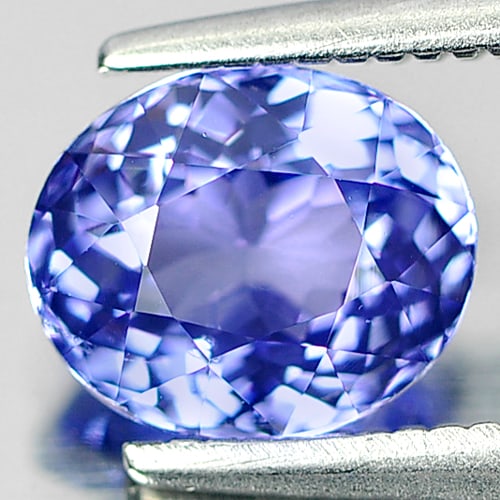 Natural Blue Tanzanite Gemstones 1.28 Ct. VVS Oval Shape 7.2 x 6 Mm.: Product ID: 807006322 Product Name: Natural Tanzanite Weight: 1.28 CT. Size: 7.2 x 6 x 4.2 MM. Shape: Oval Color: Violetish Blue Clarity:VVS Luster: Good Gems Origin: Tanzania Treatment: Heated Crysta