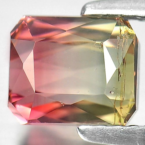 Natural Bi Color Tourmaline Gemstones 2.30 Ct. Octagon Shape 7 x 6 Mm.: Product ID: 807236187 Product Name: Natural Tourmaline Weight: 2.30 CT. Size: 7 x 6 x 5.3 MM. Shape: Octagon Color: Bi Color Clarity:SI1 Luster: Good Gems Origin: Nigeria Treatment: Unheated Crystal S