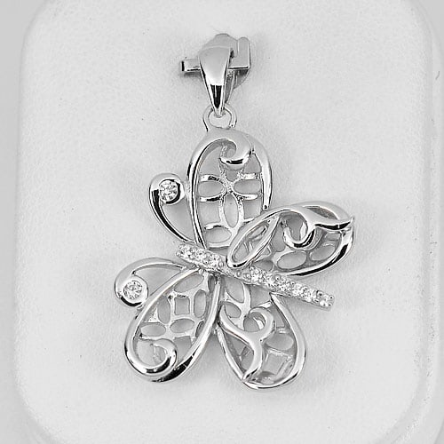 925 Sterling Silver Pendant Jewelry 3.82 Grams Lovely Butterfly Design: Product ID: 280530114 Product Type: 925 Sterling Silver Fine Jewelry Jewelry Weight: 3.82 Grams. Gemstones Color: Silver Metal: Solid Silver 92.5%. Gemstone Detail: Average Range 3.70 - 3.93 Grams Per