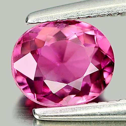 Natural Pink Tourmaline Gemstones 0.69 Ct. Oval 6.2 x 5.2 Mm.: Product ID: 807246435 Product Name: Natural Tourmaline Weight: 0.69 CT. Size: 6.2 x 5.2 x 3.2 MM. Shape: Oval Color: Pink Clarity:VSI Luster: Good Gems Origin: Nigeria Treatment: Unheated Crystal Stru