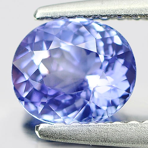 Natural Blue Tanzanite Oval Shape 1.01 Ct. Clean Oval Shape 6.6 x 5.7 Mm.: Product ID: 807004470 Product Name: Natural Tanzanite Weight: 1.01 CT. Size: 6.6 x 5.7 x 4 MM. Shape: Oval Color: Blue Clarity:IF Luster: Very Good Gems Origin: Tanzania Treatment: Heated Crystal Stru