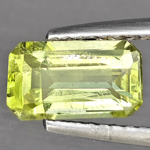 Natural Green Apatite Gemstones 1.46 Ct. Cushion Shape 9 x 5.2 Mm.: Product ID: 800613801 Product Name: Natural Apatite Weight: 1.46 CT. Size: 9 x 5.2 x 4 MM. Shape: Octagon Color: Green Clarity:SI1 Luster: Good Gems Origin: Brazil Treatment: Unheated Crystal Structur