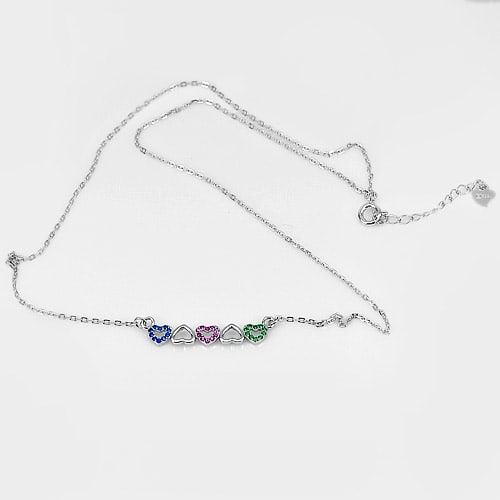 925 Sterling Silver Necklace Jewelry White Gold Plated 2.50 Grams Length 16 Inch.: Product ID: 280540064 Product Type: 925 Sterling Silver Fine Jewelry Jewelry Weight: 2.50 Grams. Gemstones Color: Silver Metal: Solid Silver 92.5%. Gemstone Detail: About 2.50 Grams. Round Blue CZ Siz