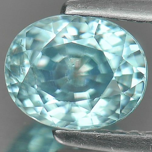 Natural Blue Zircon Gemstones 2.40 Ct. Oval Shape 7.7 x 6.2 Mm.: Product ID: 807720837 Product Name: Natural Zircon Weight: 2.40 CT. Size: 7.7 x 6.2 x 4.8 MM. Shape: Oval Color: Blue Clarity:SI Luster: Good Gems Origin: Cambodia Treatment: Heated Crystal Structure: