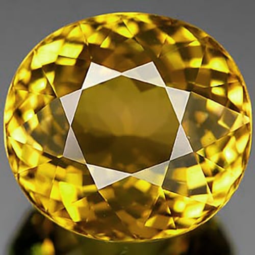 Natural Greenish Yellow Tourmaline Gemstones 7.10 Ct. Clean Oval Shape 12.3 x 11.4 Mm.: Product ID: 807218828 Product Name: Natural Tourmaline Weight: 7.10 CT. Size: 12.3 x 11.4 x 7.3 MM. Shape: Oval Color: Greenish Yellow Clarity:IF Luster: Very Good Gems Origin: Mozambique , Africa Tre