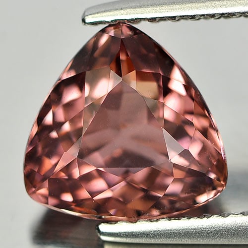 Natural Purplish Pink Tourmaline Gemstones 2.05 Ct. VVS Trilliant Shape 8.4 x 8.2 Mm.: Product ID: 807244047 Product Name: Natural Tourmaline Weight: 2.05 CT. Size: 8.4 x 8.2 x 4.8 MM. Shape: Trilliant Color: Purplish Pink Clarity:VVS Luster: Good Gems Origin: Nigeria Treatment: Unheate