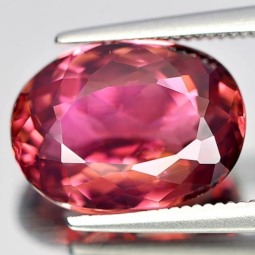 Natural Pink Tourmaline Gemstones 5.33 Ct. Oval Shape 12.6 x 9.3 Mm.: Product ID: 807241042 Product Name: Natural Tourmaline Weight: 5.33 CT. Size: 12.6 x 9.3 x 6 MM. Shape: Oval Color: Pink Clarity:VVS Luster: Very Good Gems Origin: Nigeria Treatment: Unheated Crystal 
