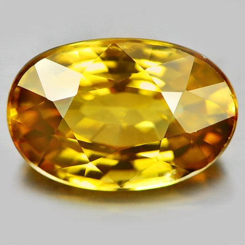 Natural Yellow Zircon Gemstones 4.44 Ct. Oval Shape 10.9 x 7.3 Mm.: Product ID: 807729059 Product Name: Natural Zircon Weight: 4.44 CT. Size: 10.9 x 7.3 x 5.1 MM. Shape: Oval Color: Yellow Clarity:VSI Luster: Good Gems Origin: Cambodia Treatment: Heated Crystal Struct
