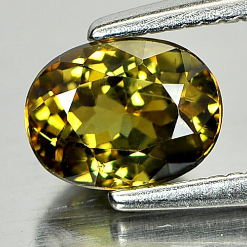 Natural Greenish Yellow Demantoid Garnet Gemstones 1.03 Ct. Oval Shape 6.4 x 5 Mm.: Product ID: 802931361 Product Name: Natural Demantoid Weight: 1.03 CT. Size: 6.4 x 5 x 3.7 MM. Shape: Oval Color: Yellow Clarity:VSI Luster: Very Good Gems Origin: Madagascar Treatment: Unheated Cryst