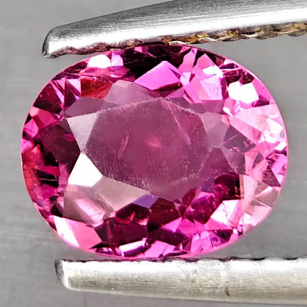 Natural Pink Tourmaline Gemstones 0.88 Ct. Clean Oval Shape 7.1 x 3.8 Mm.: Product ID: 807251473 Product Name: Natural Tourmaline Weight: 0.88 CT. Size: 7.1 x 3.8 x 3.5 MM. Shape: Oval Shape Color: Pink Clarity:VSI Luster: Good Gems Origin: Nigeria Treatment: Unheated Crysta