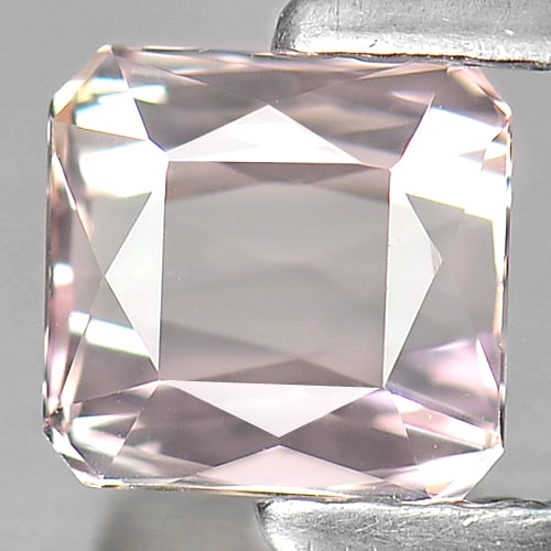 Natural Light Pink Tourmaline Gemstones 0.83 Ct. Clean Octagon Shape 5.3 x 5.1 Mm. (1 of 3)