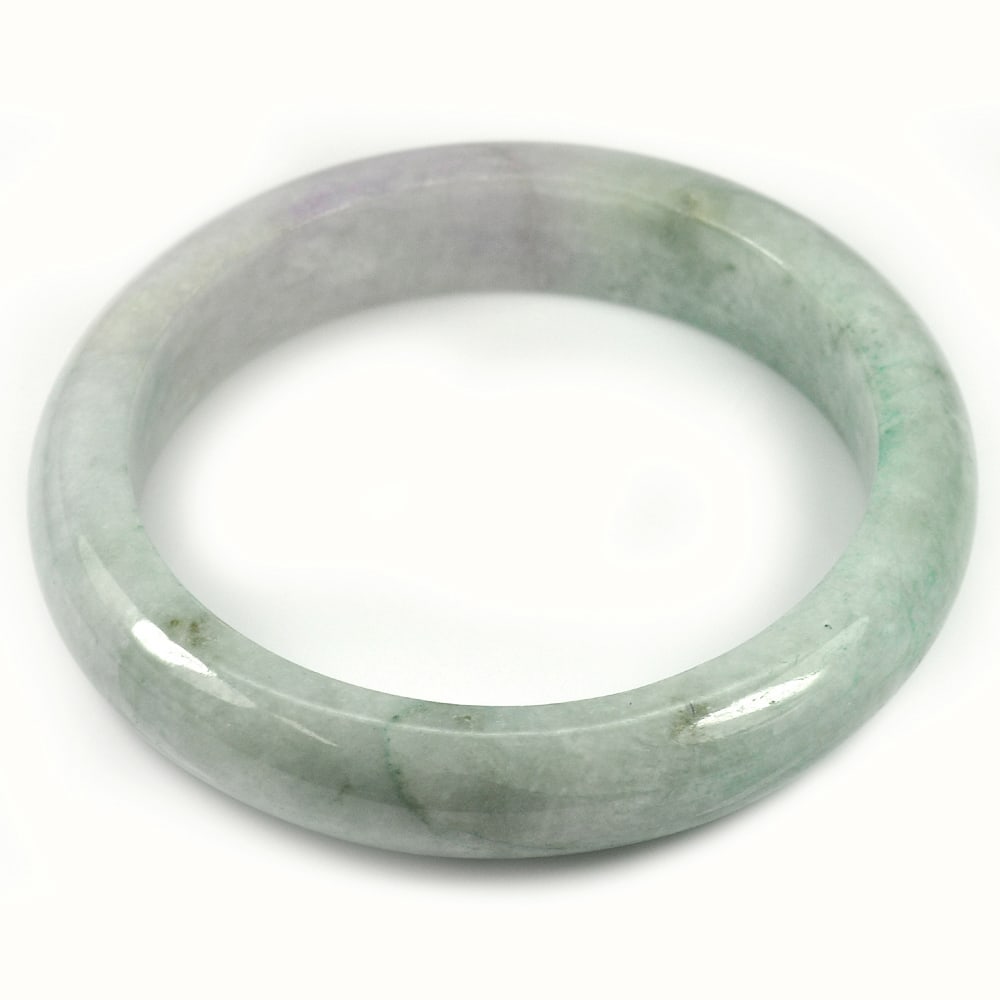 Natural Multi-Color Jade Gemstones Bangle 345.39 Ct. Diameter 59 Mm. (1 of 3)