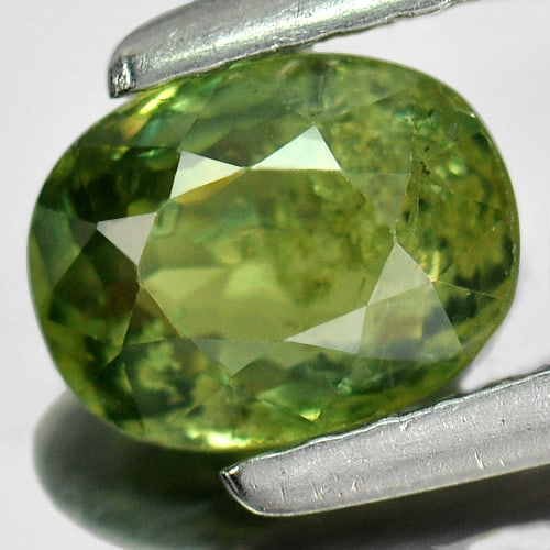 Natural Green Demantoid Garnet Gemstones 1.00 Ct. Oval Shape 6.6 x 5.2 Mm.: Product ID: 802915835 Product Name: Natural Demantoid Weight: 1.00 CT. Size: 6.6 x 5.2 x 3 MM. Shape: Oval Color: Green Clarity:SI Luster: Good Gems Origin: Madagascar , Africa Treatment: Unheated Cry