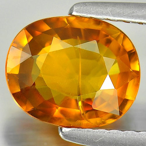 Natural Yellow Sapphire Gemstones 1.46 Ct. Oval Shape 8.4 x 6.1 Mm. (1 of 3)