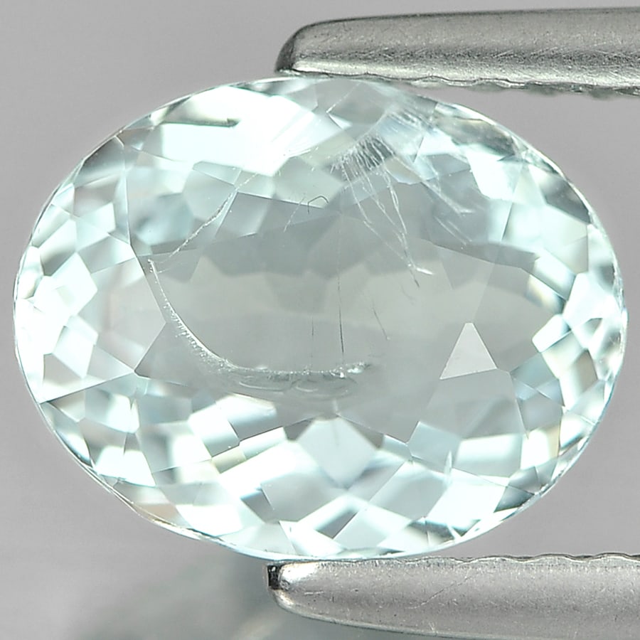 Natural Light Blue Aquamarine Gemstones 1.49 Ct. Oval Shape 9.1 x 7.2 Mm.: Product ID: 800804018 Product Name: Natural Aquamarine Weight: 1.49 CT. Size: 9.1 x 7.2 x 4 MM. Shape: Oval Color: Light Blue Clarity:SI Luster: Good Gems Origin: Brazil Treatment: Unheated Crystal St