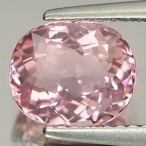 Natural Pink Tourmaline Gemstones 2.25 Ct. Clean Oval Shape 8.3 x 7 Mm.: Product ID: 807234295 Product Name: Natural Tourmaline Weight: 2.25 CT. Size: 8.3 x 7 x 5.3 MM. Shape: Oval Color: Pink Clarity:IF Luster: Good Gems Origin: Nigeria Treatment: Unheated Crystal Structu