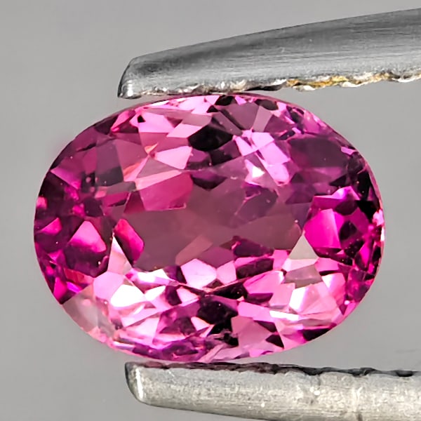 Natural Pink Tourmaline Gemstones 0.94 Ct. Clean Oval Shape 6.7 x 5.1 Mm.: Product ID: 807251437 Product Name: Natural Tourmaline Weight: 0.94 CT. Size: 6.7 x 5.1 x 4.3 MM. Shape: Oval Shape Color: Pink Clarity:VSI Luster: Good Gems Origin: Nigeria Treatment: Unheated Crysta