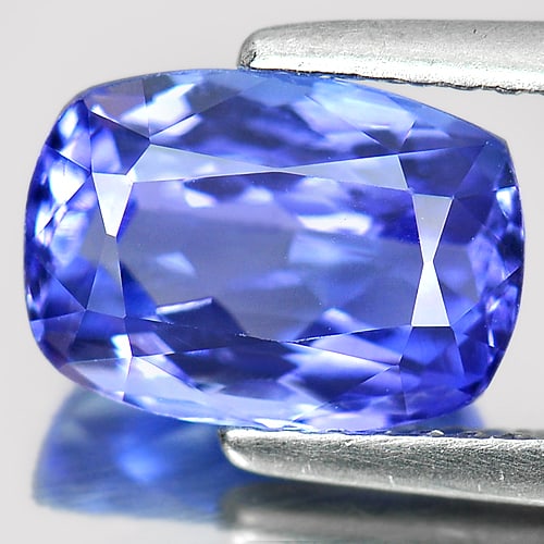 Natural Blue Tanzanite Gemstones 2.71Ct. Cushion Shape 9.43 x 6.69 Mm.: Product ID: 107000444 Product Name: Natural Tanzanite Weight: 2.71 CT. Size: 9.43 x 6.69 x 4.83 MM. Shape: Cushion Color: Blue Clarity:VVS Luster: Good Gems Origin: Tanzania Treatment: Heated Crystal 