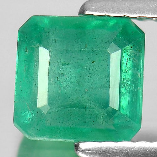 Natural Green Emerald Gemstones1.46 Ct. Octagon Shape 6.10 x 6.22 Mm. (1 of 4)