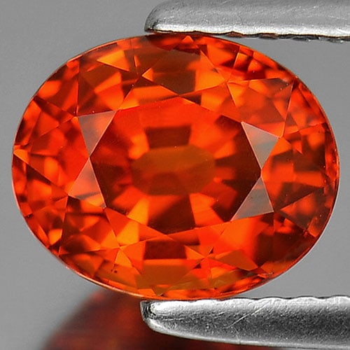 Certified Natural Orange Songea Sapphire Gemstones 2.52 Ct. Clean Oval Shape 8.22 x 6.63 Mm.: Product ID: 106115197 Product Name: Natural Orange Sapphire Weight: 2.52 CT. Size: 8.22 x 6.63 x 5.21 MM. Shape: Oval Color: Orange Clarity:IF Luster: Very Good Gems Origin: Tanzania Treatment: Heated