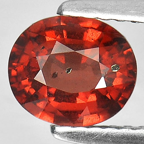 Natural Orangish Pink Rhodolite Garnet Gemstones 1.41 Ct. Oval Shape 7.2 x 6.2 Mm.: Product ID: 802915507 Product Name: Natural Rhodolite Weight: 1.41 CT. Size: 7.2 x 6.2 x 3.8 MM. Shape: Oval Color: Orangish Pink Clarity:VVS Luster: Good Gems Origin: Madagascar Treatment: Unheated C