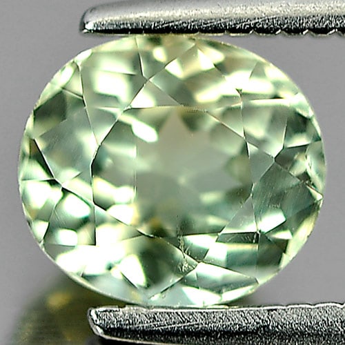 Natural Green Tourmaline Gemstones 1.19 Ct. Oval Shape 6.8 x 6.1 Mm.: Product ID: 807244100 Product Name: Natural Tourmaline Weight: 1.19 CT. Size: 6.8 x 6.1 x 4.5 MM. Shape: Oval Color: Green Clarity:SI1 Luster: Very Good Gems Origin: Nigeria Treatment: Unheated Crysta