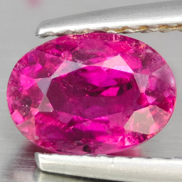 Natural Pink Tourmaline Gemstones 1.20 Ct. Oval Shape 7.8 x 5.7 Mm.: Product ID: 807251295 Product Name: Natural Tourmaline Weight: 1.20 CT. Size: 7.8 x 5.7 x 4.2 MM. Shape: Oval Shape Color: Pink Clarity:SI1 Luster: Good Gems Origin: Nigeria Treatment: Unheated Crysta