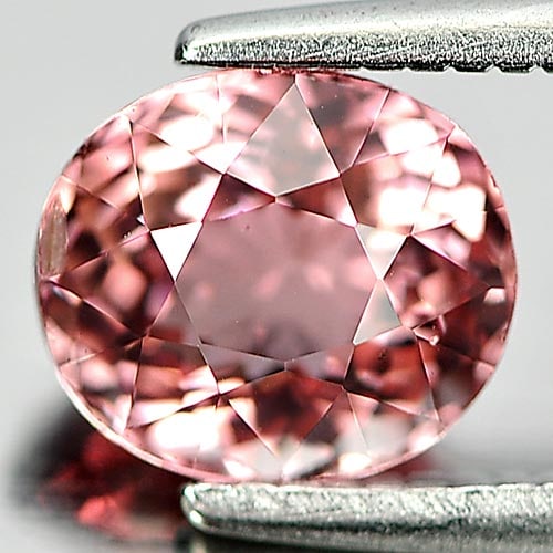 Natural Peach Pink Tourmaline Gemstones 1.23 Ct. Oval Shape 6.7 x 5.8 Mm.: Product ID: 807244034 Product Name: Natural Tourmaline Weight: 1.23 CT. Size: 6.7 x 5.8 x 4.6 MM. Shape: Oval Color: Peach Pink Clarity:VSI Luster: Good Gems Origin: Nigeria Treatment: Unheated Crysta