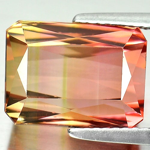 Natural Multi Color Tourmaline Gemstones 8.41 Ct. VVS Octagon Shape 12.4 x 9.2 Mm.: Product ID: 807250054 Product Name: Natural Tourmaline Weight: 8.41 CT. Size: 12.4 x 9.2 x 7 MM. Shape: Octagon Color: Multi Color Clarity:VVS Luster: Very Good Gems Origin: Nigeria Treatment: Unheate