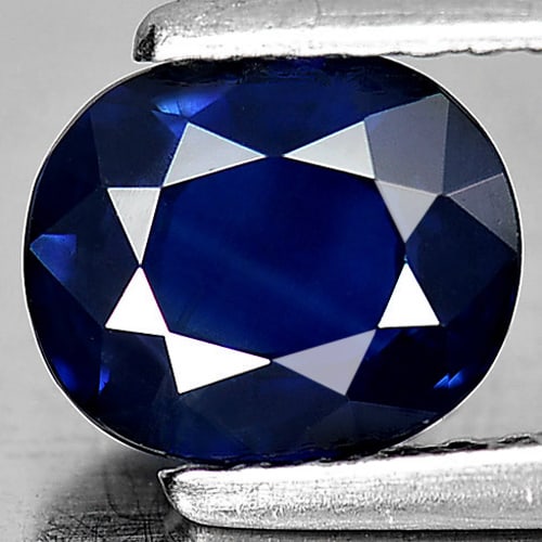 Natural Blue Sapphire Gemstones 1.42 Ct. Oval Shape 7.3 x 6.2 Mm.: Product ID: 806010256 Product Name: Natural Blue Sapphire Weight: 1.42 CT. Size: 7.3 x 6.2 x 3.3 MM. Shape: Oval Color: Blue Clarity:VSI Luster: Good Gems Origin: Thailand Treatment: Heated Crystal St