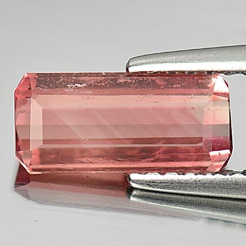 Natural Peach Pink Tourmaline Gemstones 1.37 Ct. Octagon Shape 9.8 x 4.6 Mm.: Product ID: 807240447 Product Name: Natural Tourmaline Weight: 1.37 CT. Size: 9.8 x 4.6 x 3 MM. Shape: Octagon Color: Peach Pink Clarity:SI Luster: Good Gems Origin: Nigeria Treatment: Unheated Crysta