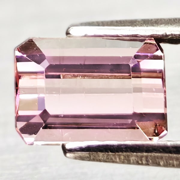 Natural Peach Pink Tourmaline Gemstones 1.20 Ct. Octagon Shape 6.9 x 4.9 Mm: Product ID: 807247130 Product Name: Natural Tourmaline Weight: 1.20 CT. Size: 6.9 x 4.9 x 3.9 MM. Shape: Octagon Color: Peach Pink Clarity:VVS Luster: Good Gems Origin: Nigeria Treatment: Unheated Cry