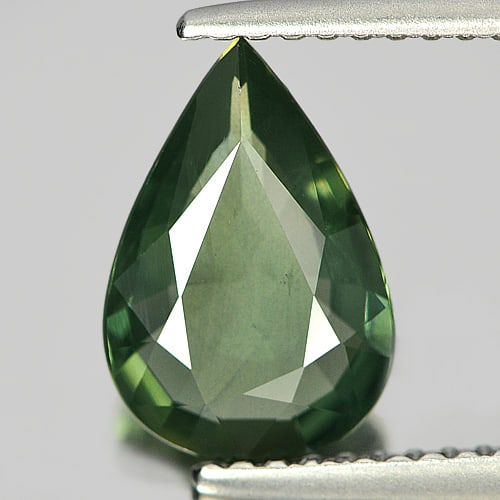 Natural Green Sapphire Gemstones 1.84 Ct. Pear Shape 10.6 x 7.2 Mm.: Product ID: 806142536 Product Name: Natural Green Sapphire Weight: 1.84 CT. Size: 10.6 x 7.2 x 3 MM. Shape: Pear Color: Green Clarity:VVS Luster: Good Gems Origin: Thailand Treatment: Heated Crystal S