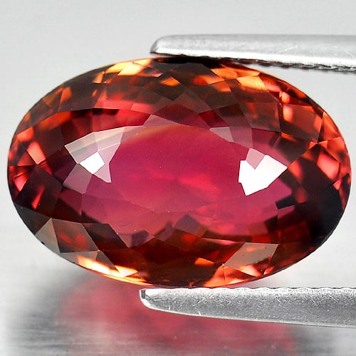 Natural Multi Color Tourmaline Gemstones 7.47 Ct. Clean Oval 14.2 x 9.6 Mm.: Product ID: 807250052 Product Name: Natural Tourmaline Weight: 7.47 CT. Size: 14.2 x 9.6 x 7.7 MM. Shape: Oval Color: Multi Color Clarity:IF Luster: Very Good Gems Origin: Nigeria Treatment: Unheated 