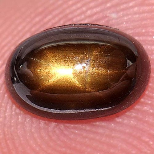 Natural Golden Star Sapphire Gemstones 1.79 Ct. Oval Cabochon Shape 8.3 x 5.5 Mm.: Product ID: 806158125 Product Name: Natural Star Sapphire Weight: 1.79 CT. Size: 8.3 x 5.5 x 3.5 MM. Shape: Oval Cabochon Color: Yellow Clarity:Opaque Luster: Good 6 Rays Star Gems Origin: Thailand Tr