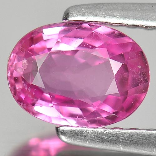 Natural Pink Sapphire Gemstones 0.91 Ct. Oval Shape 7.4 x 5.5 Mm.: Product ID: 806147127 Product Name: Natural Pink Sapphire Weight: 0.91 CT. Size: 7.4 x 5.5 x 3.1 MM. Shape: Oval Color: Pink Clarity:SI Luster: Good Gems Origin: Madagascar Treatment: Heated Crystal S