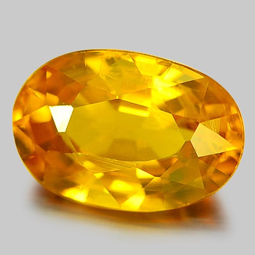 Natural Yellow Sapphire Gemstones 1.25 Ct. Oval Shape 7.6 x 5.2 Mm.: Product ID: 806158567 Product Name: Natural Yellow Sapphire Weight: 1.25 CT. Size: 7.6 x 5.2 x 3.5 MM. Shape: Oval Color: Yellow Clarity:VSI Luster: Good Gems Origin: Thailand Treatment: Heated Crysta
