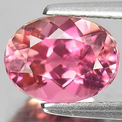 Natural Pink Tourmaline Gemstones 2.00 Ct. Oval Shape 8 x 7 Mm.: Product ID: 807245059 Product Name: Natural Tourmaline Weight: 2.00 CT. Size: 8 x 7 x 5 MM. Shape: Oval Color: Pink Clarity:VS Luster: Very Good Gems Origin: Nigeria Treatment: Unheated Crystal Struct